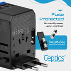 70W International Travel Plug Adapter