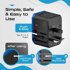 70W International Travel Plug Adapter