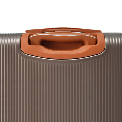 3Pcs Carry-on Coppery Hardshell Luggage Set