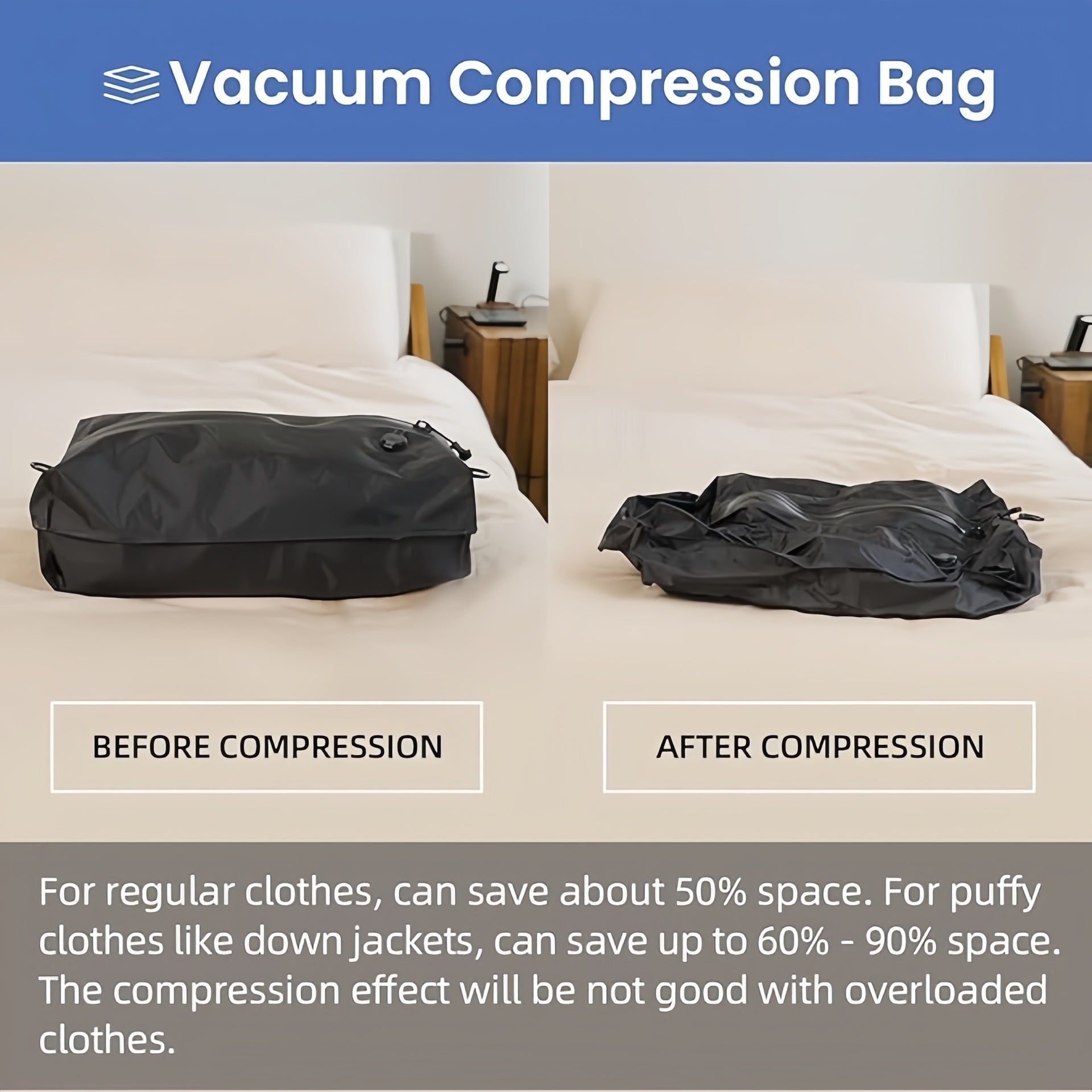 Compression Bag with a Pump