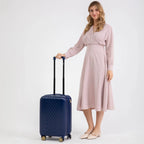 Diamond 3Pcs Expandable Chic Luggage Set