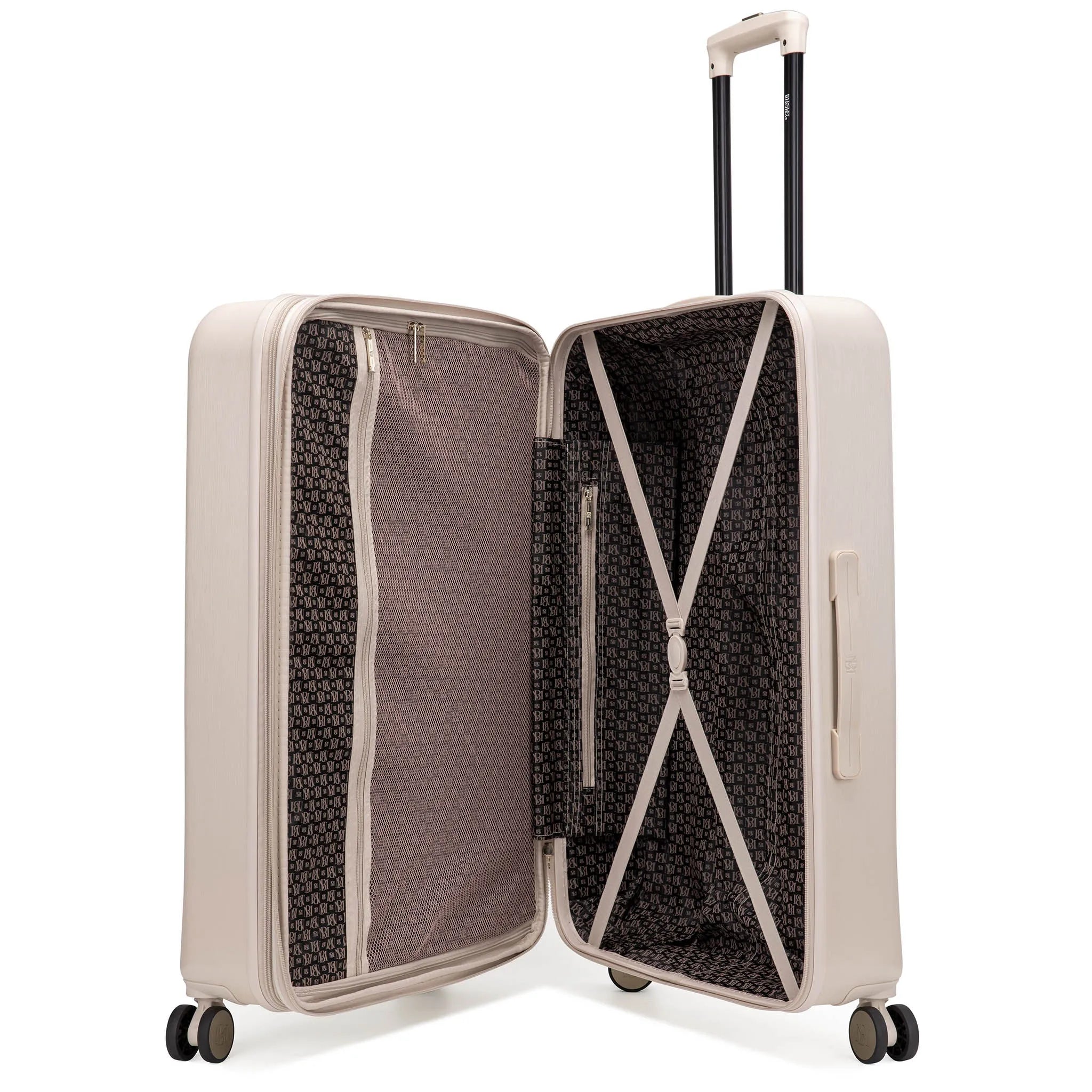 Diamond 3Pcs Expandable Chic Luggage Set