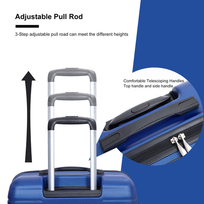 3Pcs 21/25/29" Lightweight Luggage Set
