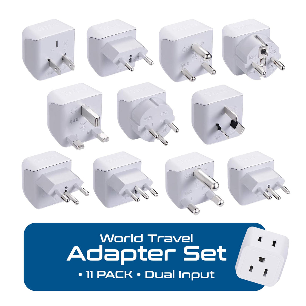 International Travel Adapter Plug Set