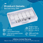 International Travel Adapter Plug Set