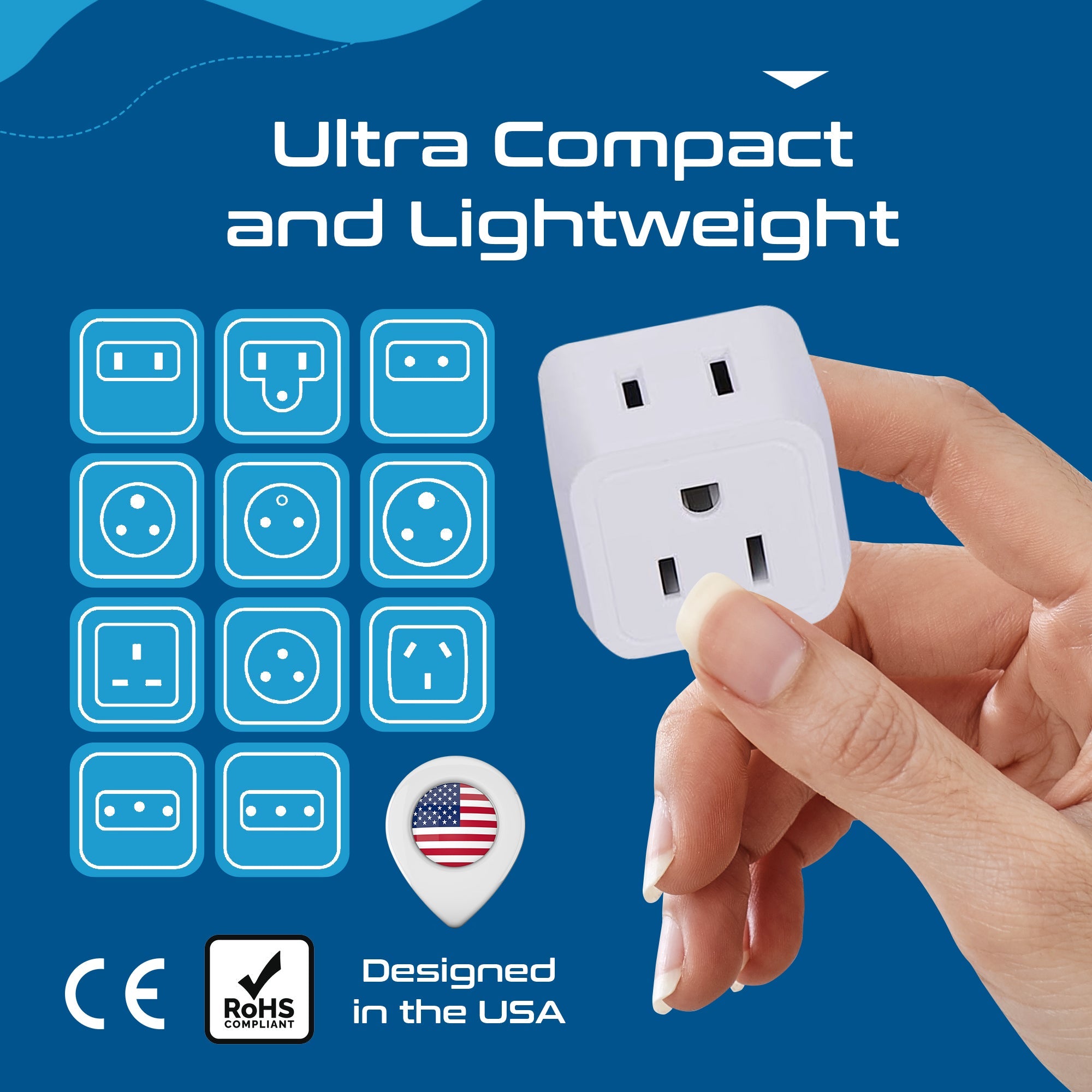 International Travel Adapter Plug Set