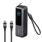 Anker Laptop Power Bank (25K, 165W, Built-In and Retractable Cables)