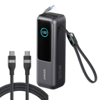 Anker Laptop Power Bank (25K, 165W, Built-In and Retractable Cables)