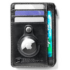 RFID Secure Slim Leather AirTag Wallet