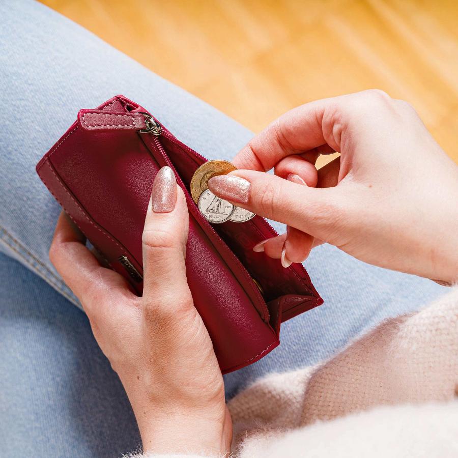 RFID Blocking Leather Trifold Wallet