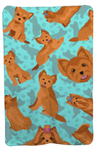 Red Yorkie Soft Travel Blanket w/Bag