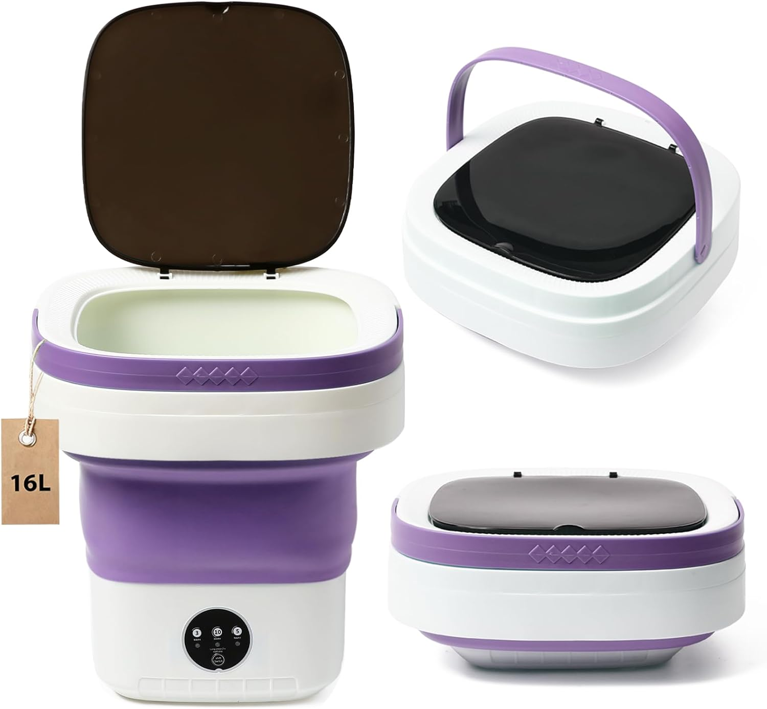 16L Mini Portable Foldable Washer