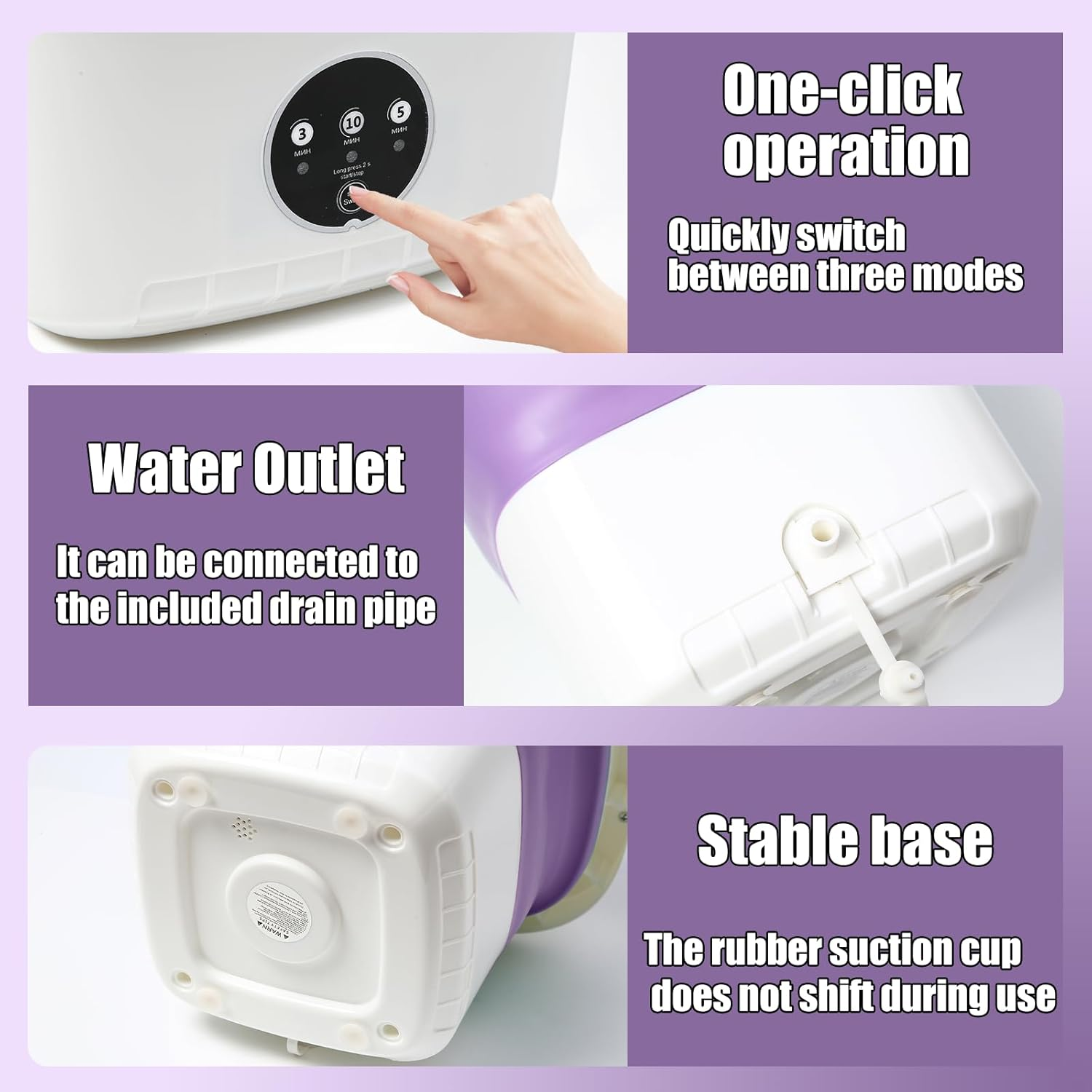 16L Mini Portable Foldable Washer