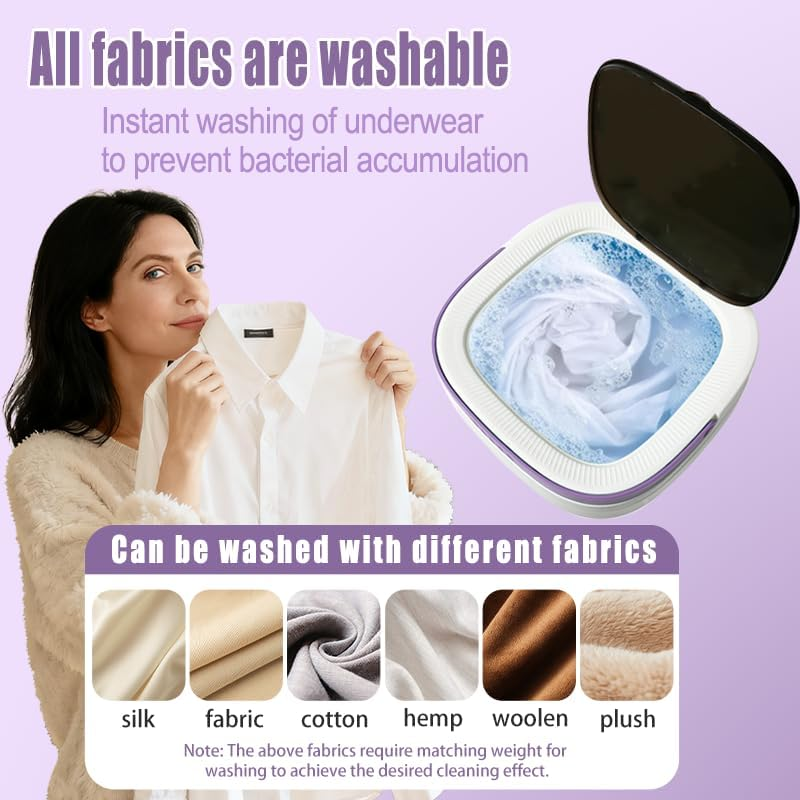 16L Mini Portable Foldable Washer