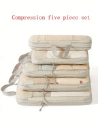 6 Pcs Compression Travel Cubes
