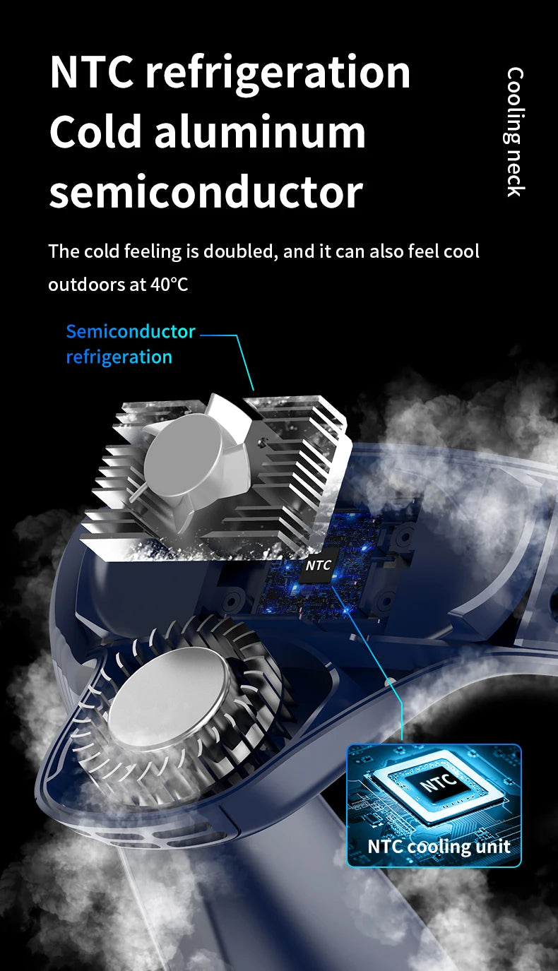 Rechargeable Portable Neck Fan