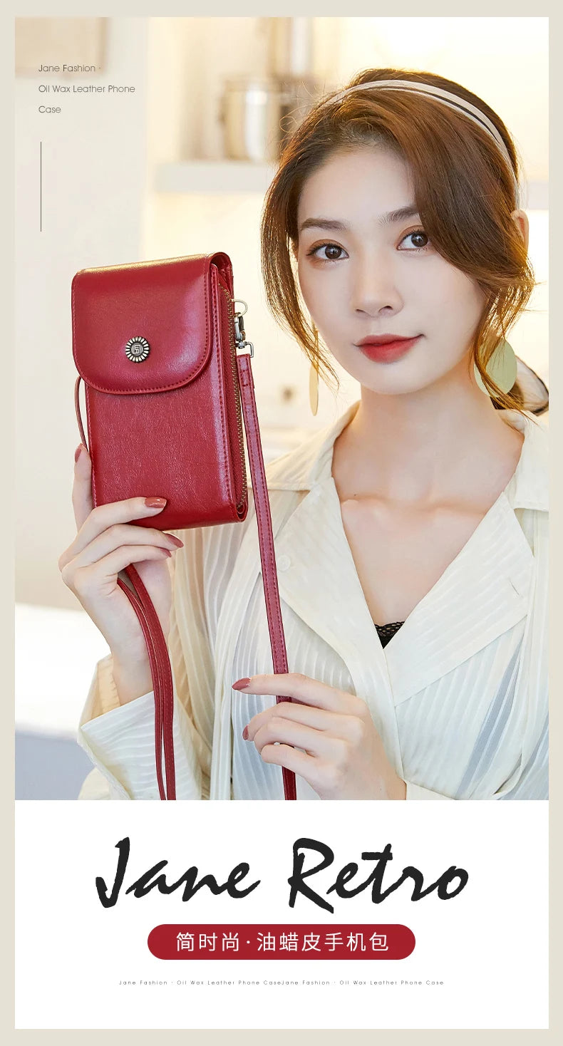 Retro RFID Shoulder Bag