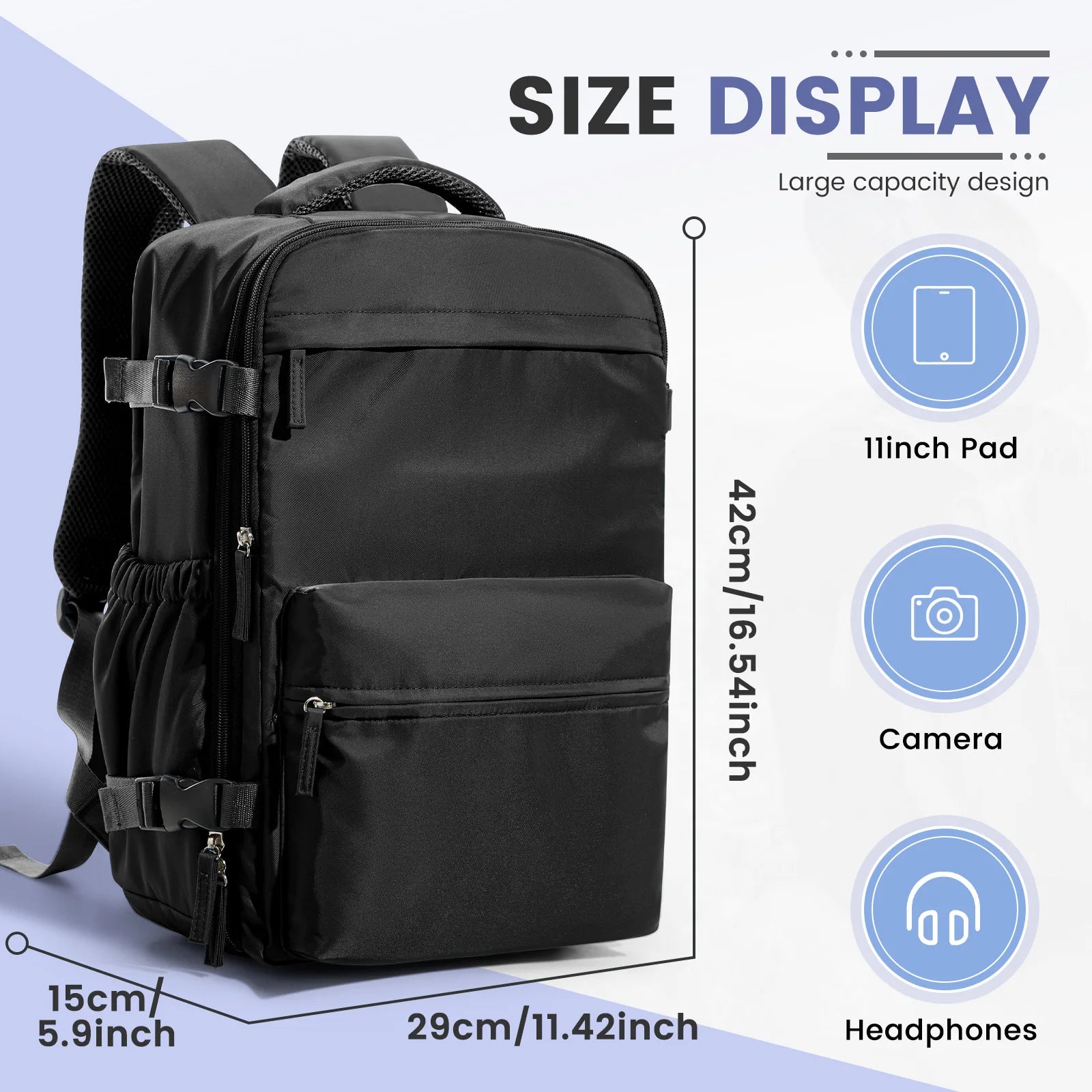 Cabin Bag Vacuum Compression Backpack