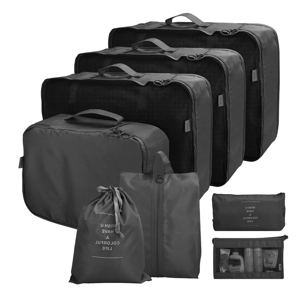 8Pcs Travel Packing Cube Set