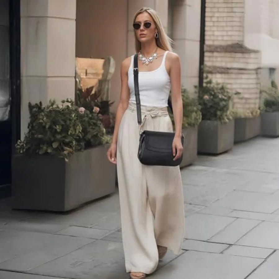 Genuine Leather RFID Crossbody Bag