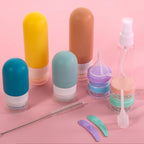 4pcs/17pcs Refillable Leak-Proof Bottles
