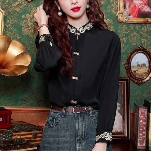 Women's Casual Vintage Blouse
