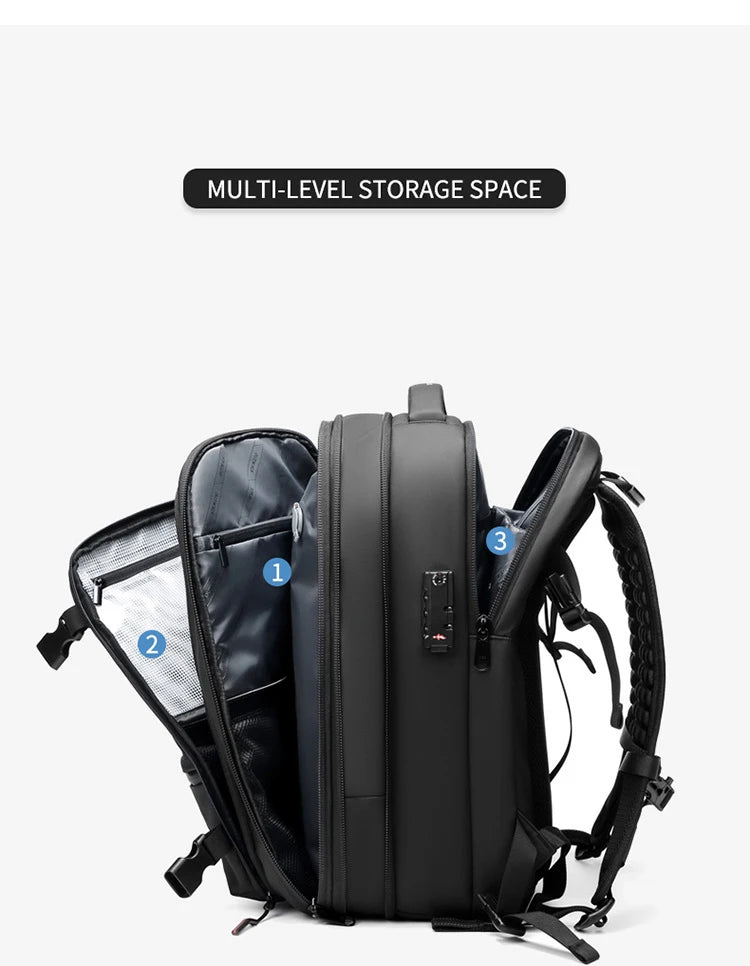 Business Vacuum Compression Large Capacity Backpack