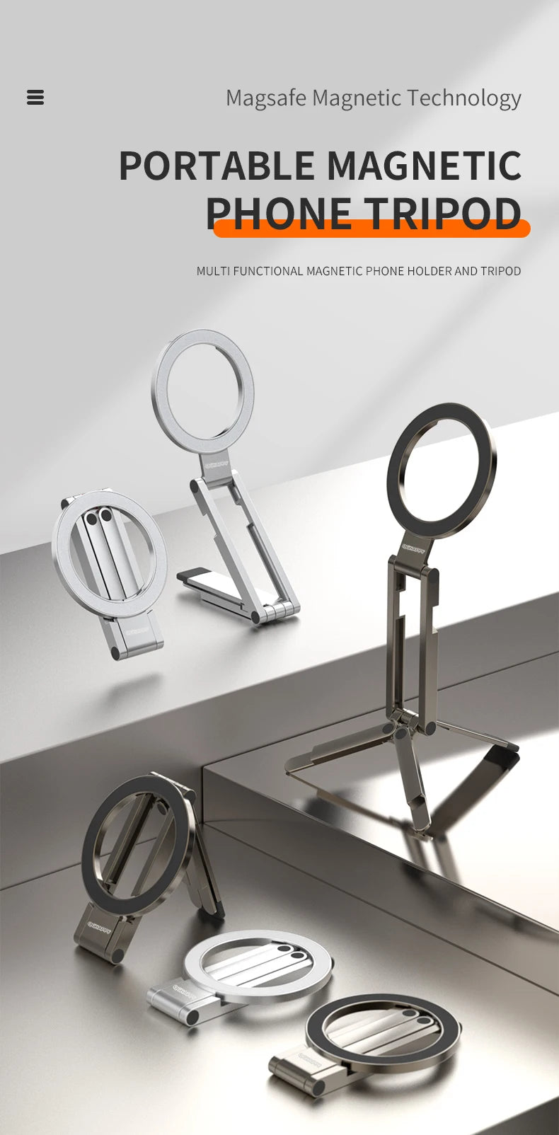 Travel Magnetic Selfie Phone Holder