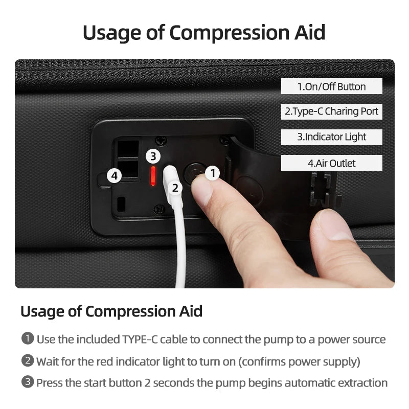 Vacuum Compression Backpack
