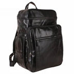 Vintage Crazy Horse Genuine Leather Hiking Backpack