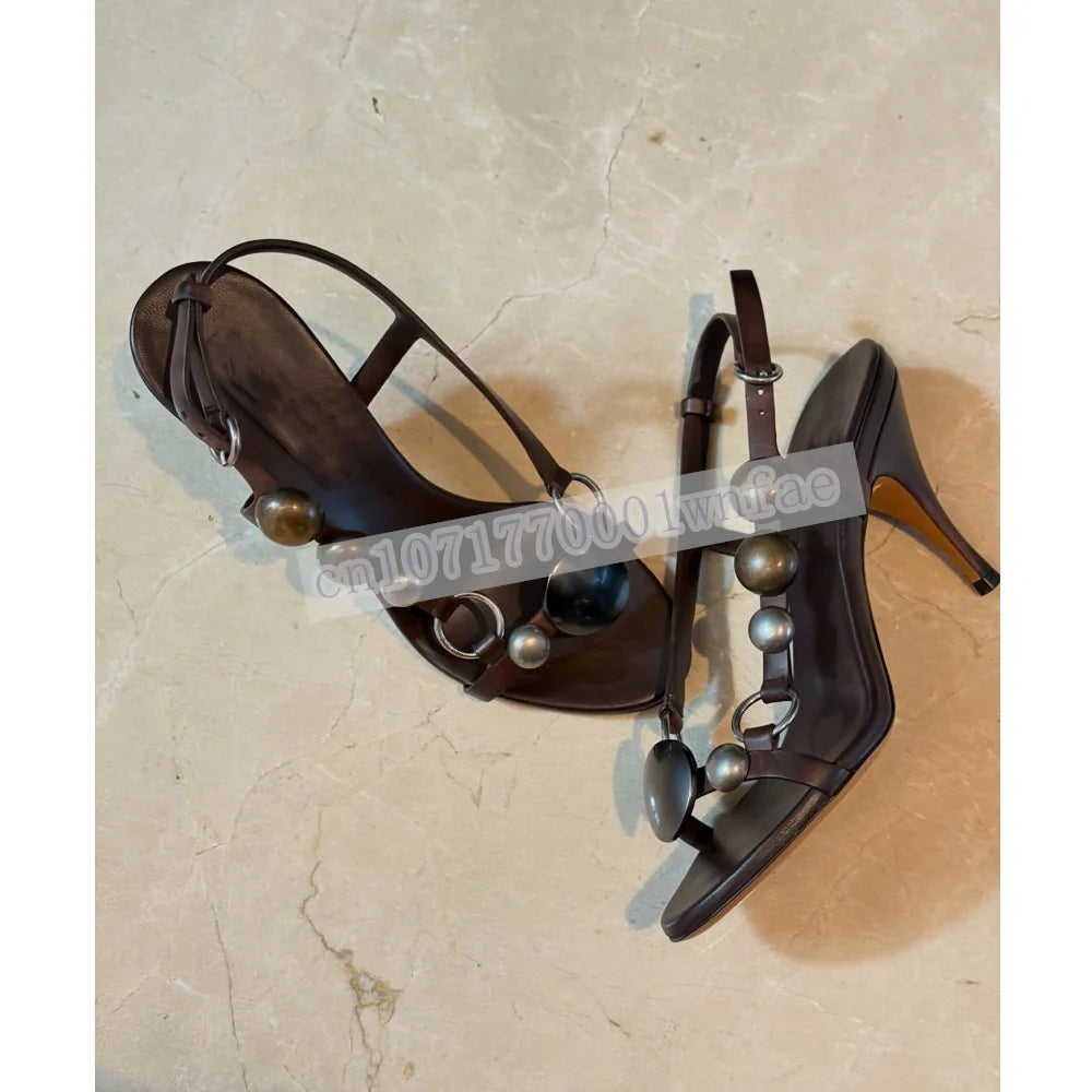 Women's Vintage Leather Slingback Sandals