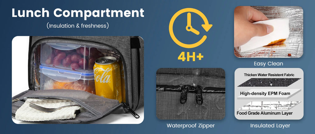 Insulated Multifunctional Cooler Travel Backpack