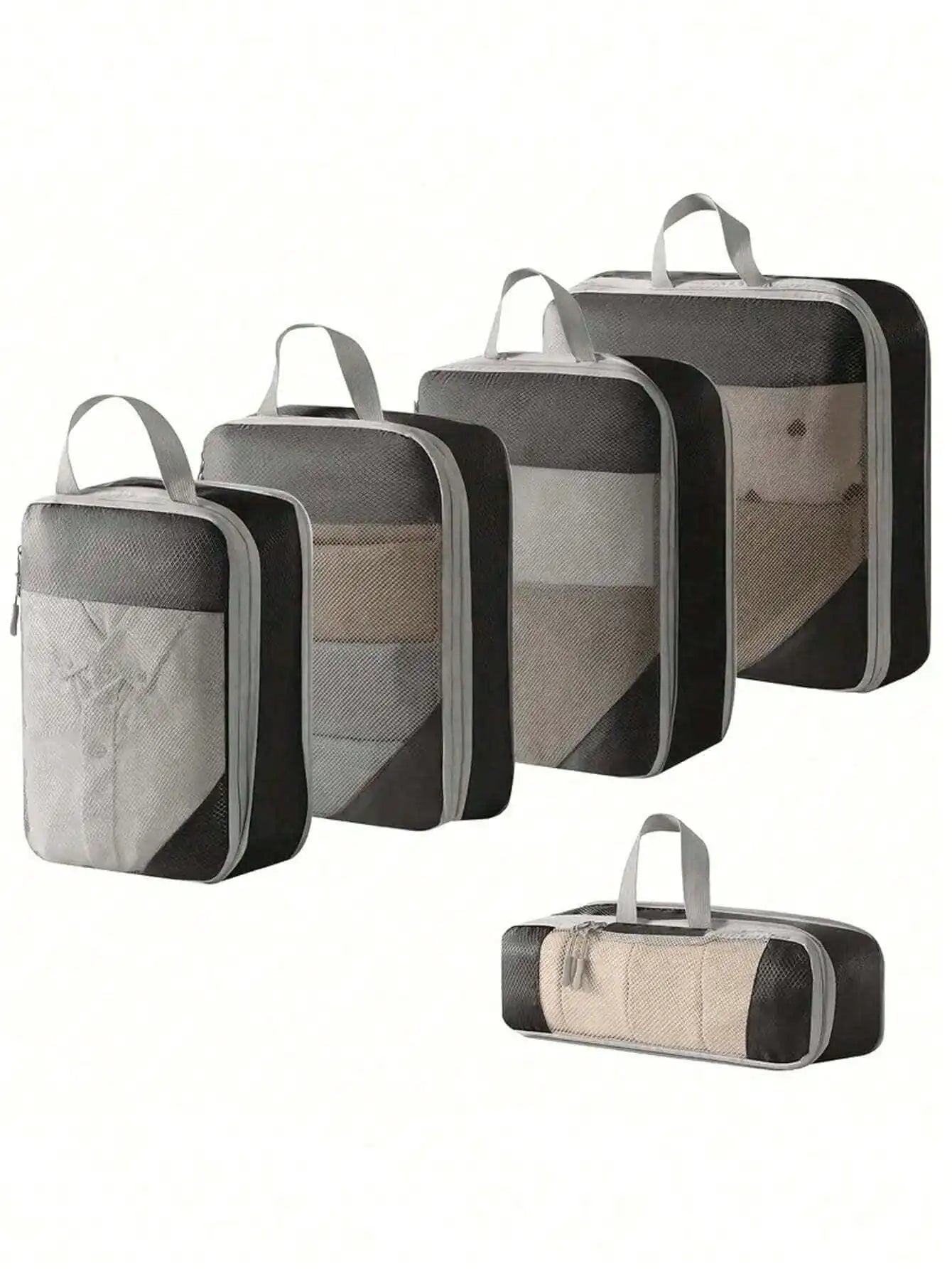 6 Pcs Compression Travel Cubes