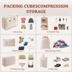 Travel Compression Bags – Space-Saving Packing Organizers