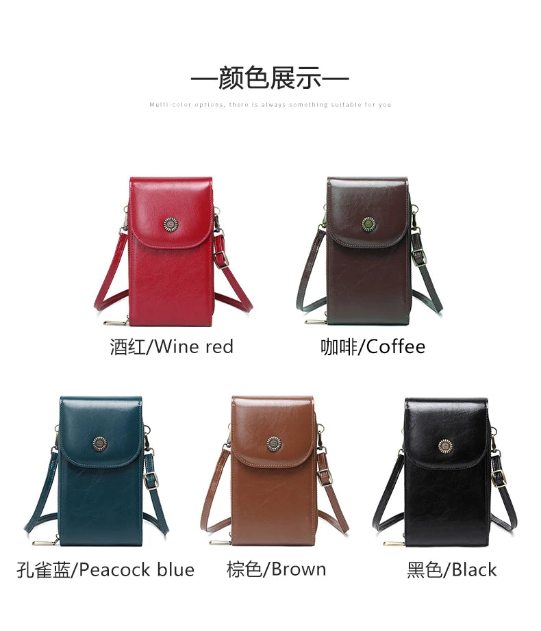Retro RFID Shoulder Bag