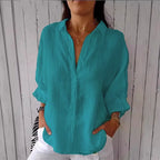 Women's Summer Cotton Linen T-Shirt