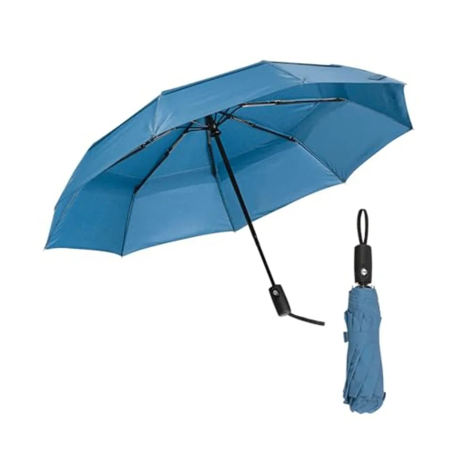 Compact Windproof Travel Umbrella – Auto Open/Close, Water-Resistant