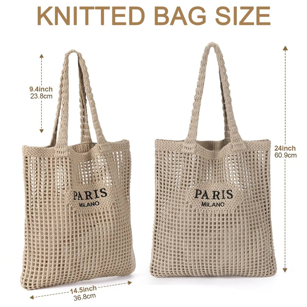 Crochet Tote Bag for Women