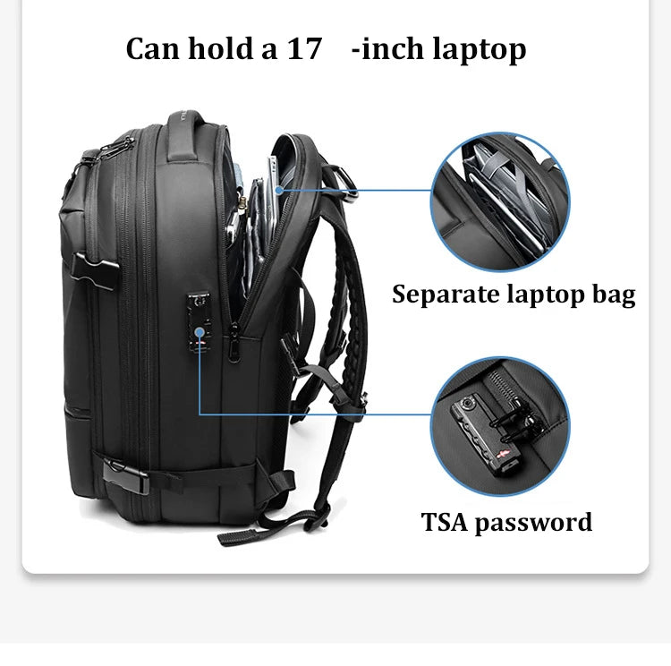 Business Vacuum Compression Large Capacity Backpack