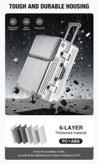 20/24/27 Lightweight Aluminum Hard Shell Luggage