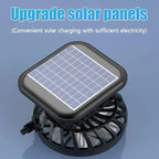 Wide Brim Solar Dual Fan Hat