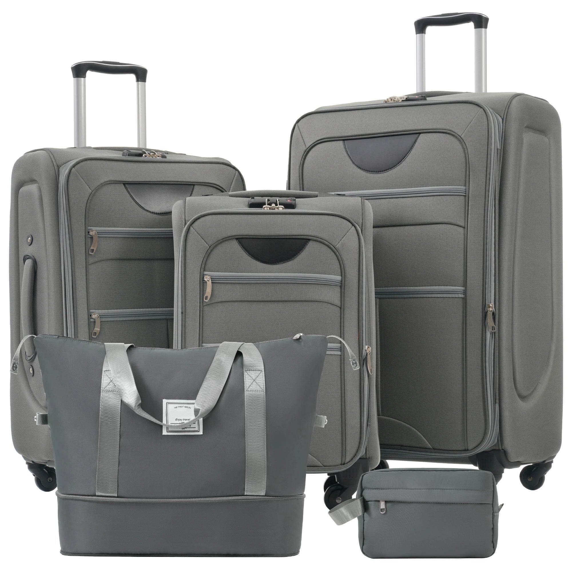 Softside Expandable 5pcs Set w/Duffel Bag