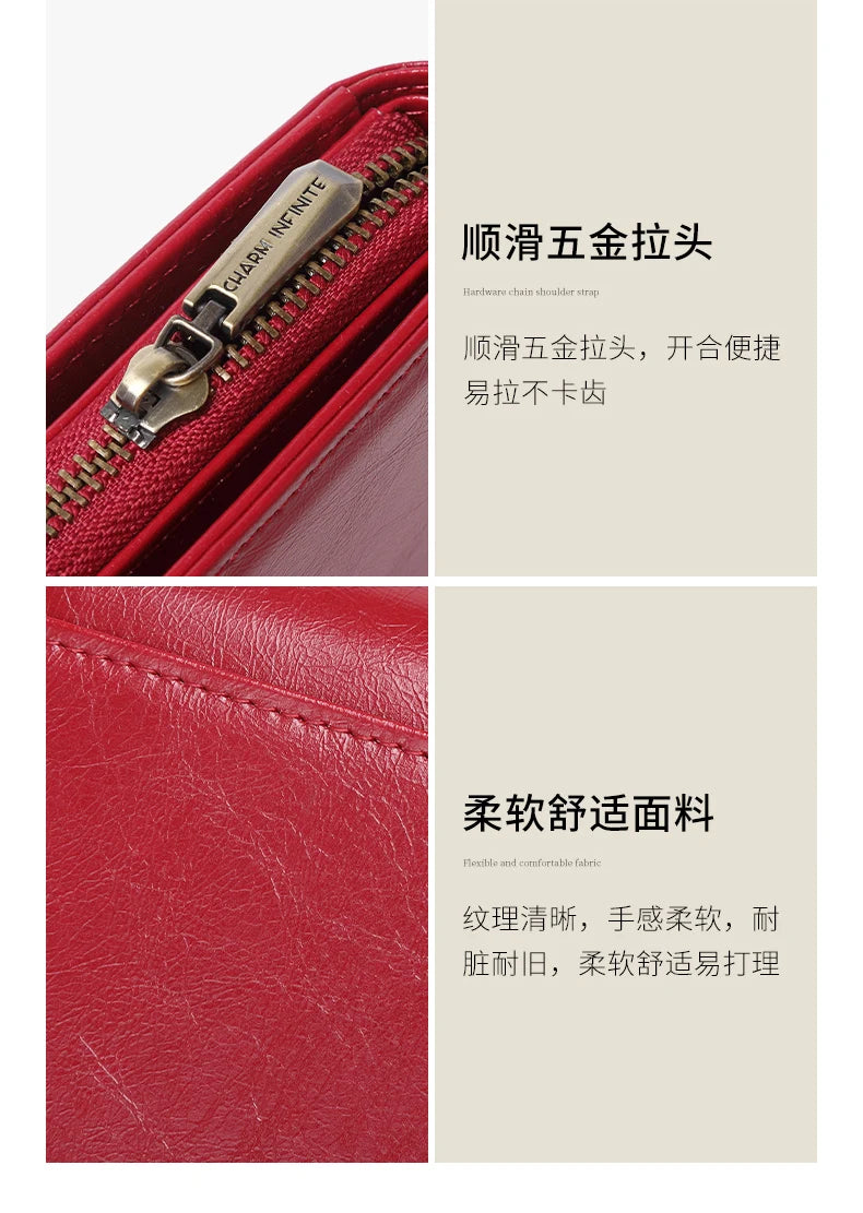 Retro RFID Shoulder Bag