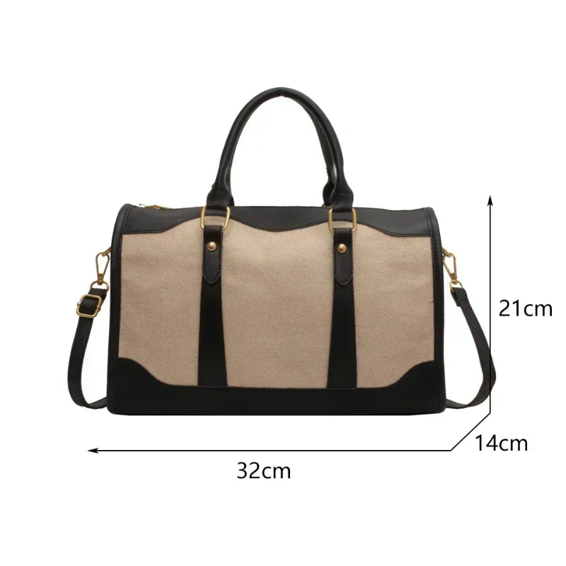 Vintage Crossbody Travel Luggage Handbag