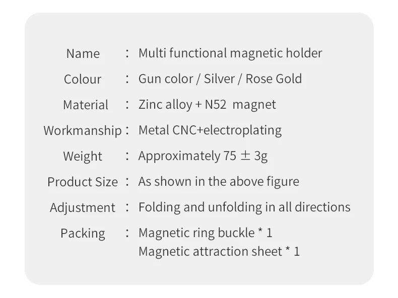 Travel Magnetic Selfie Phone Holder