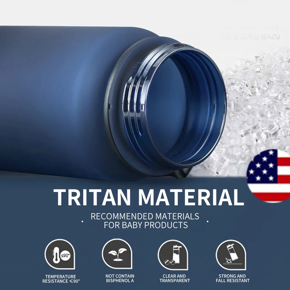 500ML 1000ML BPA Free Leak Proof Gym Bottle