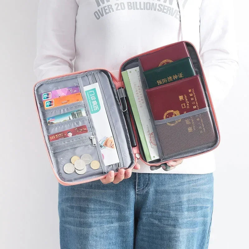 Voyager Women's Passport Wallet – Multi-Function Travel Organizer