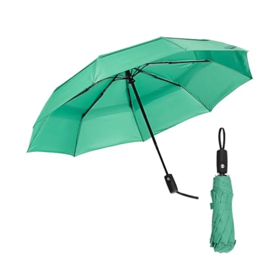 Compact Windproof Travel Umbrella – Auto Open/Close, Water-Resistant