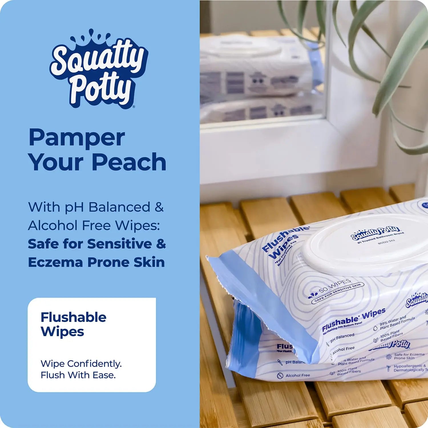 Flushable Wet Wipes