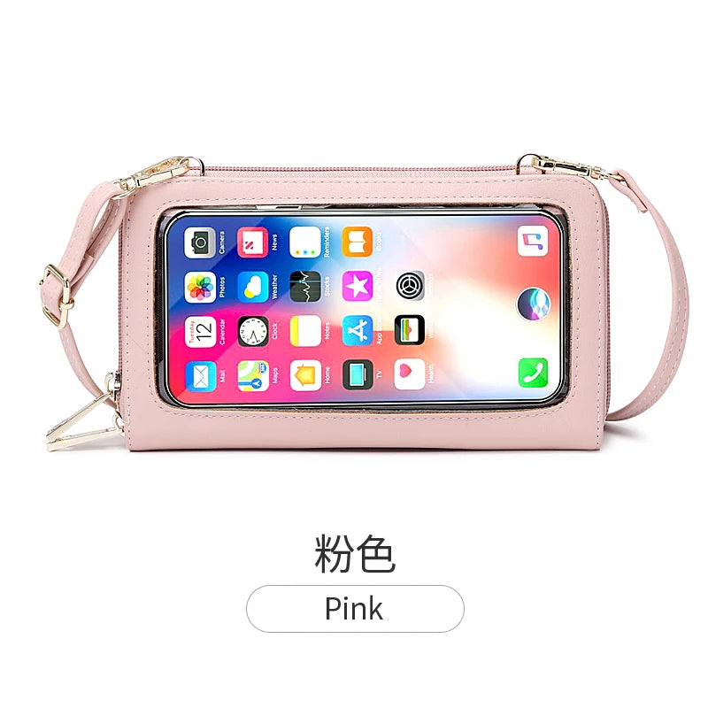 RFID Touchscreen Phone Wallet Crossbody